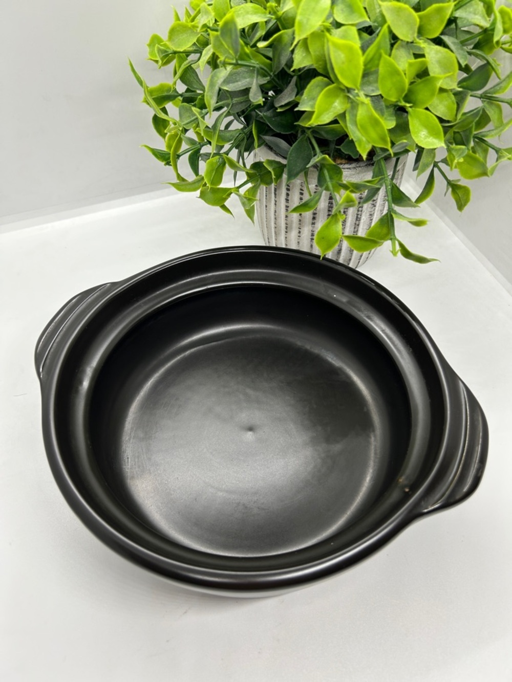 Donabe Japanese Clay Rice Cooker Earthen Pot White Black Daiso Japan - Picture 4 of 13
